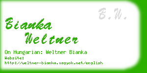 bianka weltner business card